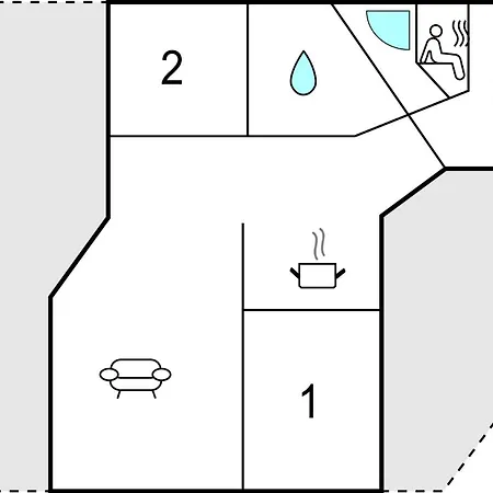 Dom wakacyjny Gorgeous In With Sauna Græsted